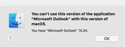 outlook for mac version 16.18